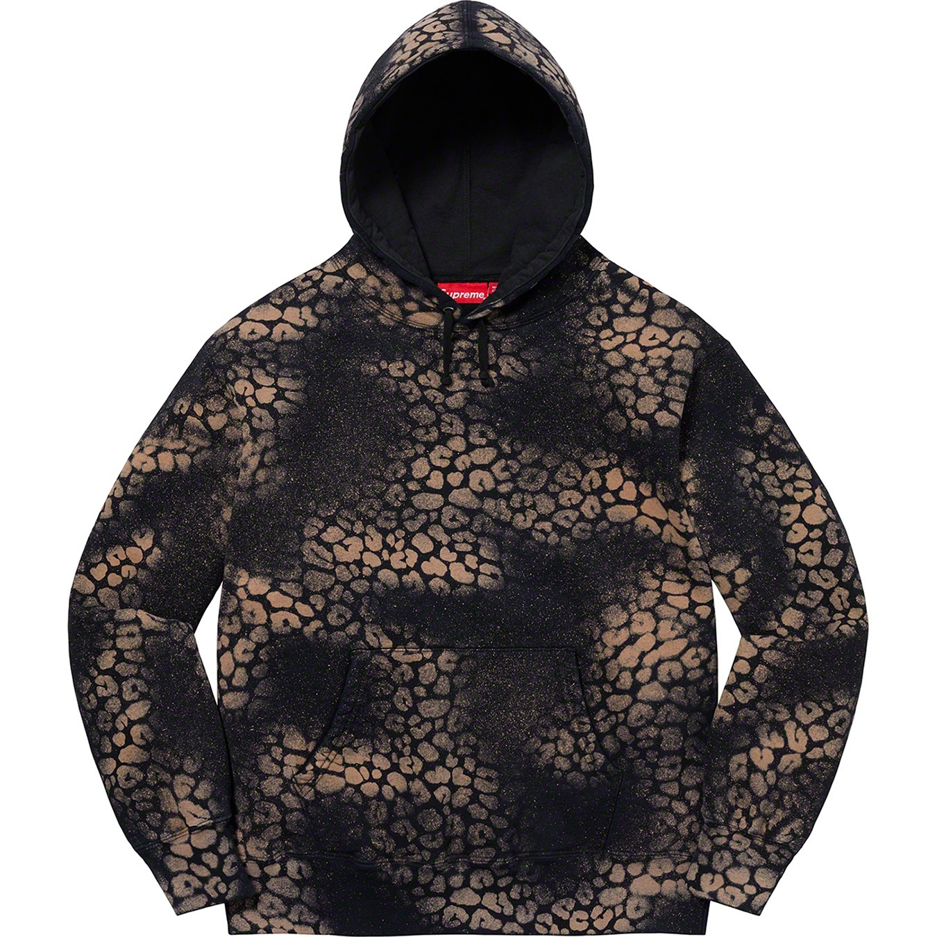 Bleached Leopard Hooded Sweatshirt view 7